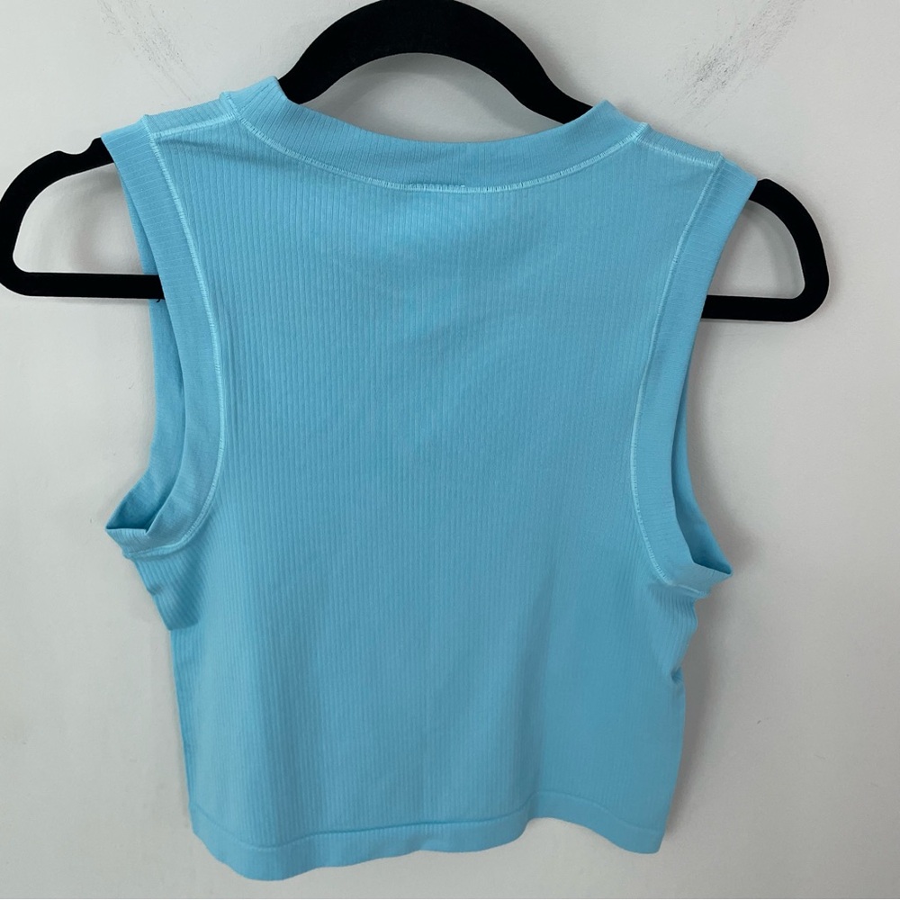Athleta: Renew Seamless Muscle Tank, Large, Aqua - Picture 6 of 6
